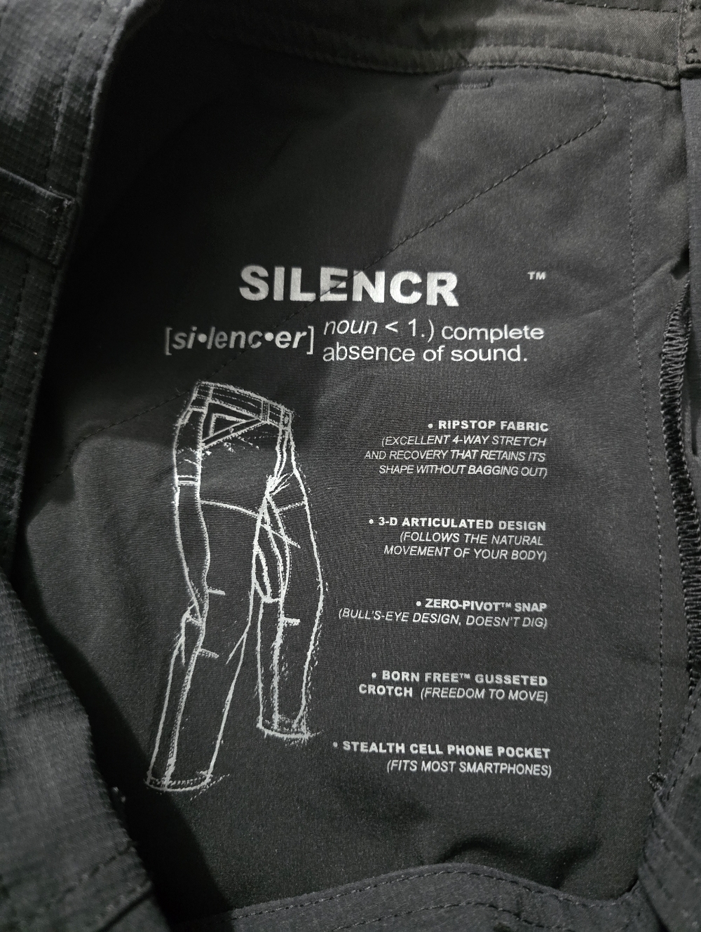Kuhl Silencr Rogue Hiking Pants 34x32 Tapered Stretch Travel Dark Gray - Picture 2 of 7